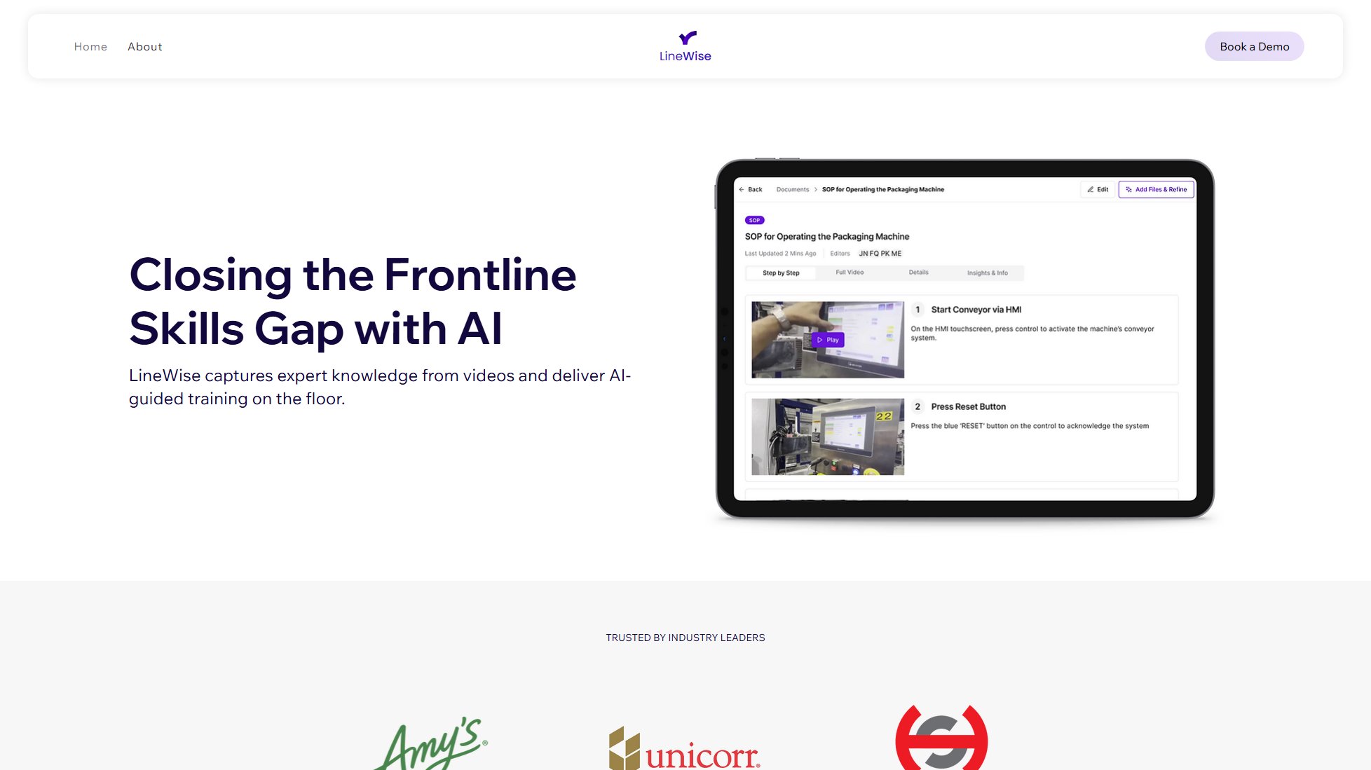 LineWise LineWise Interface & Screenshots