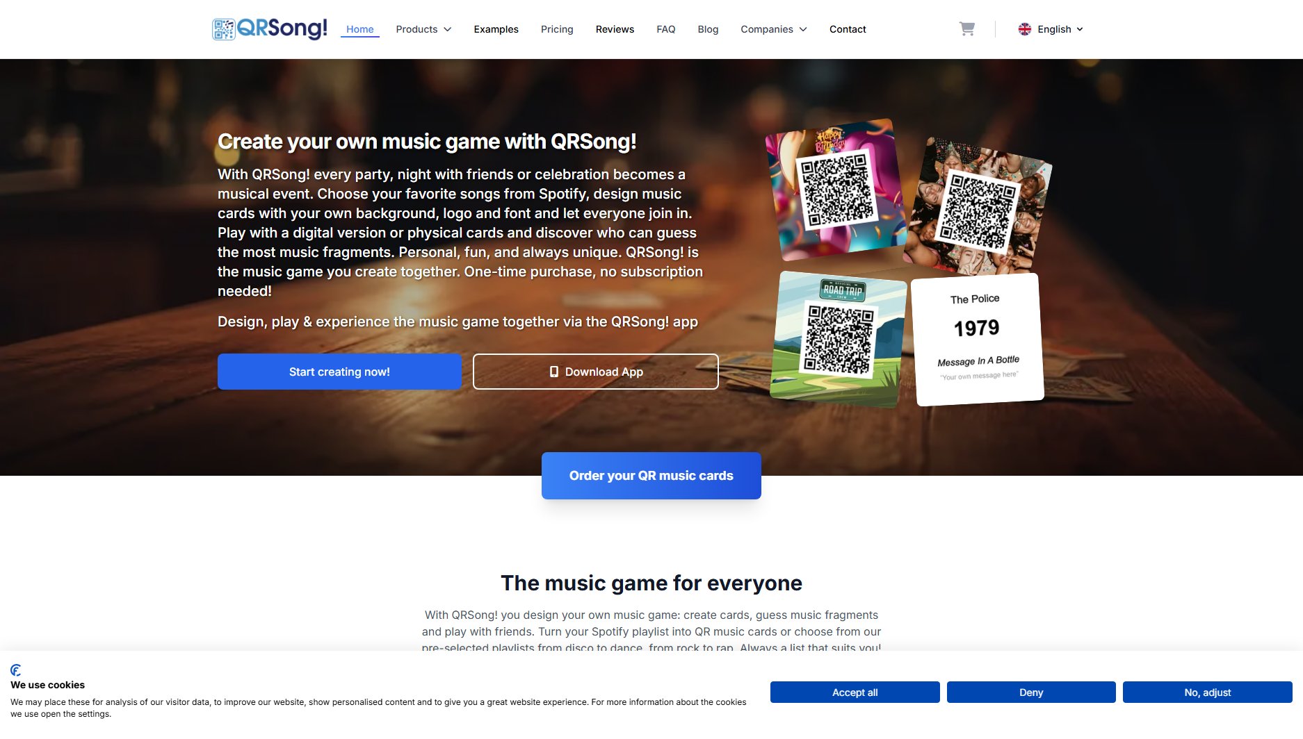 QRSong! QRSong! Interface & Screenshots