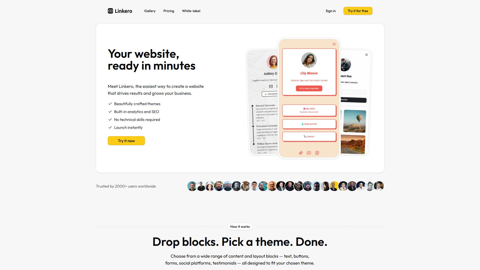 Linkero Linkero Interface & Screenshots Linkero Linkero Interface & Screenshots