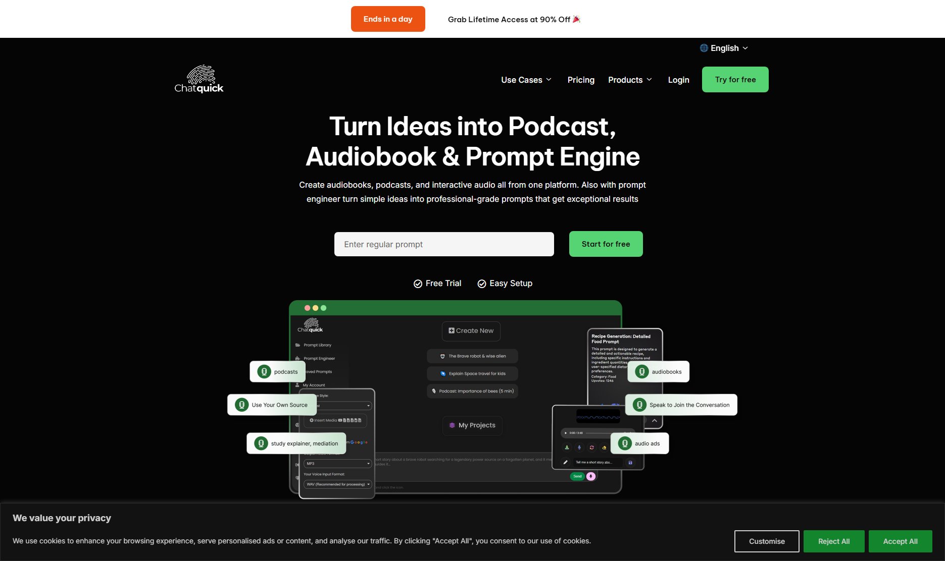 ChatQuick ChatQuick Interface & Screenshots