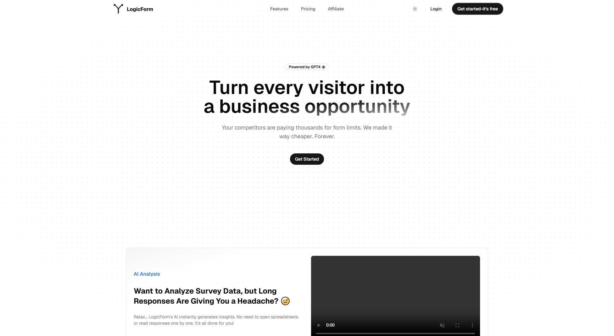 LogicForm LogicForm Interface & Screenshots LogicForm LogicForm Interface & Screenshots