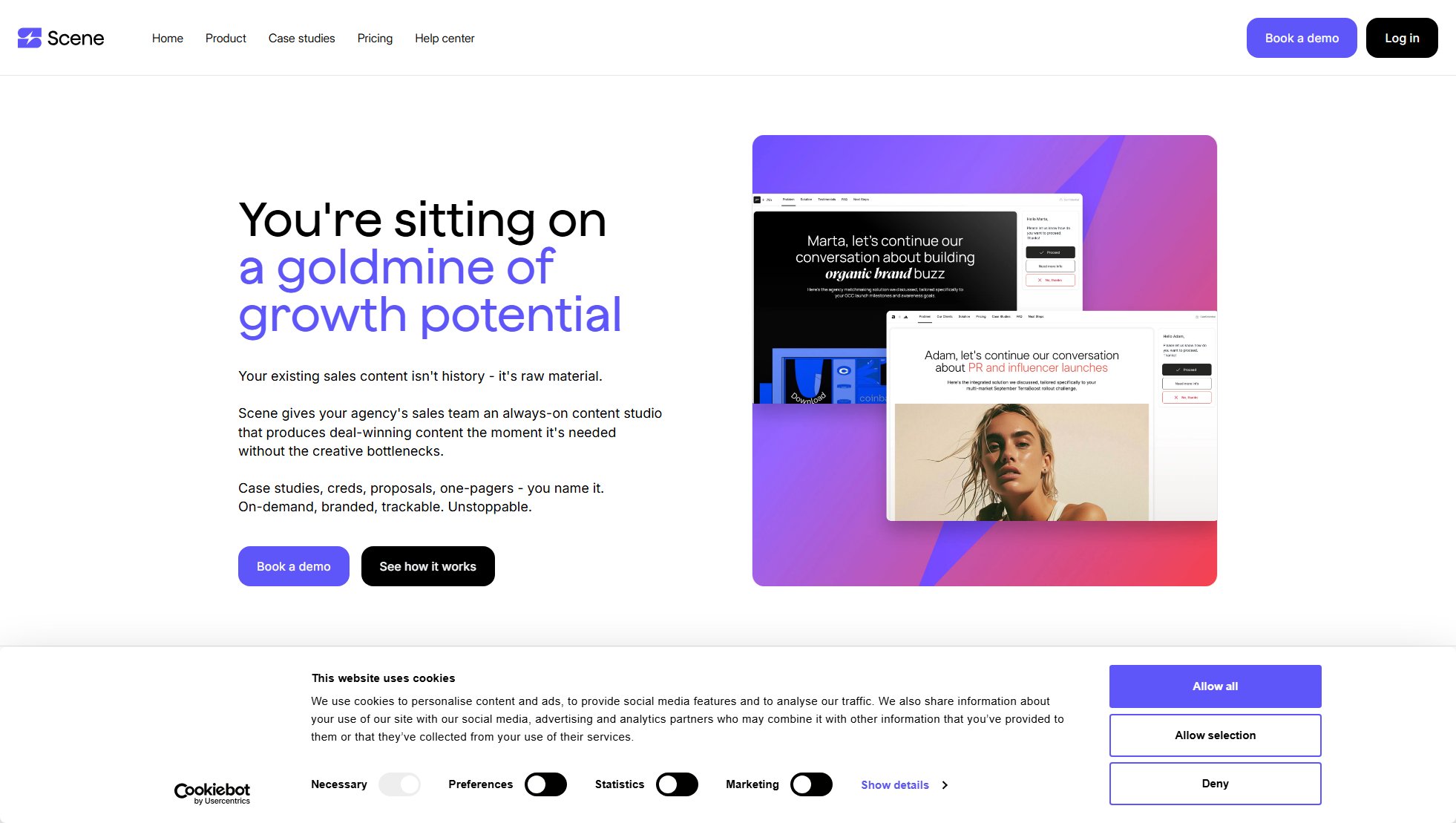 Scene Scene Interface & Screenshots