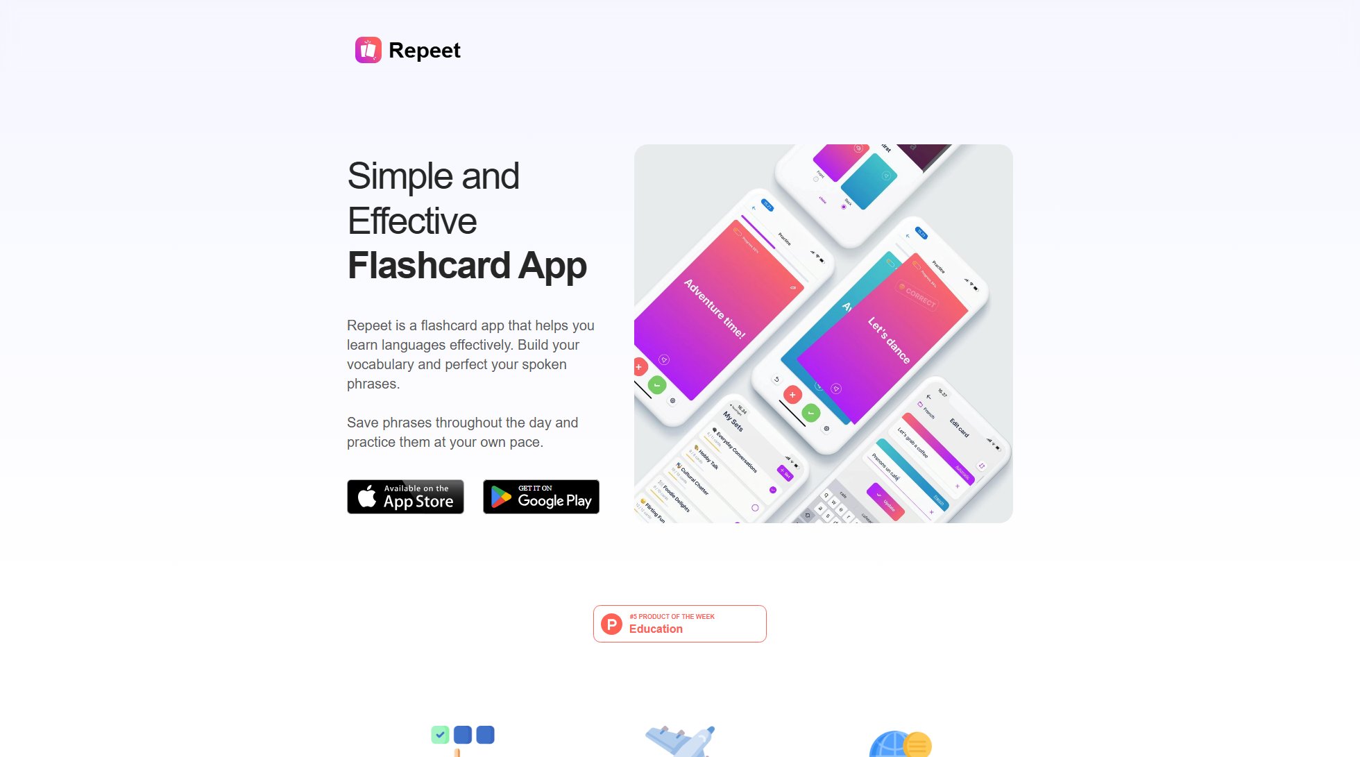 Repeet Repeet Interface & Screenshots