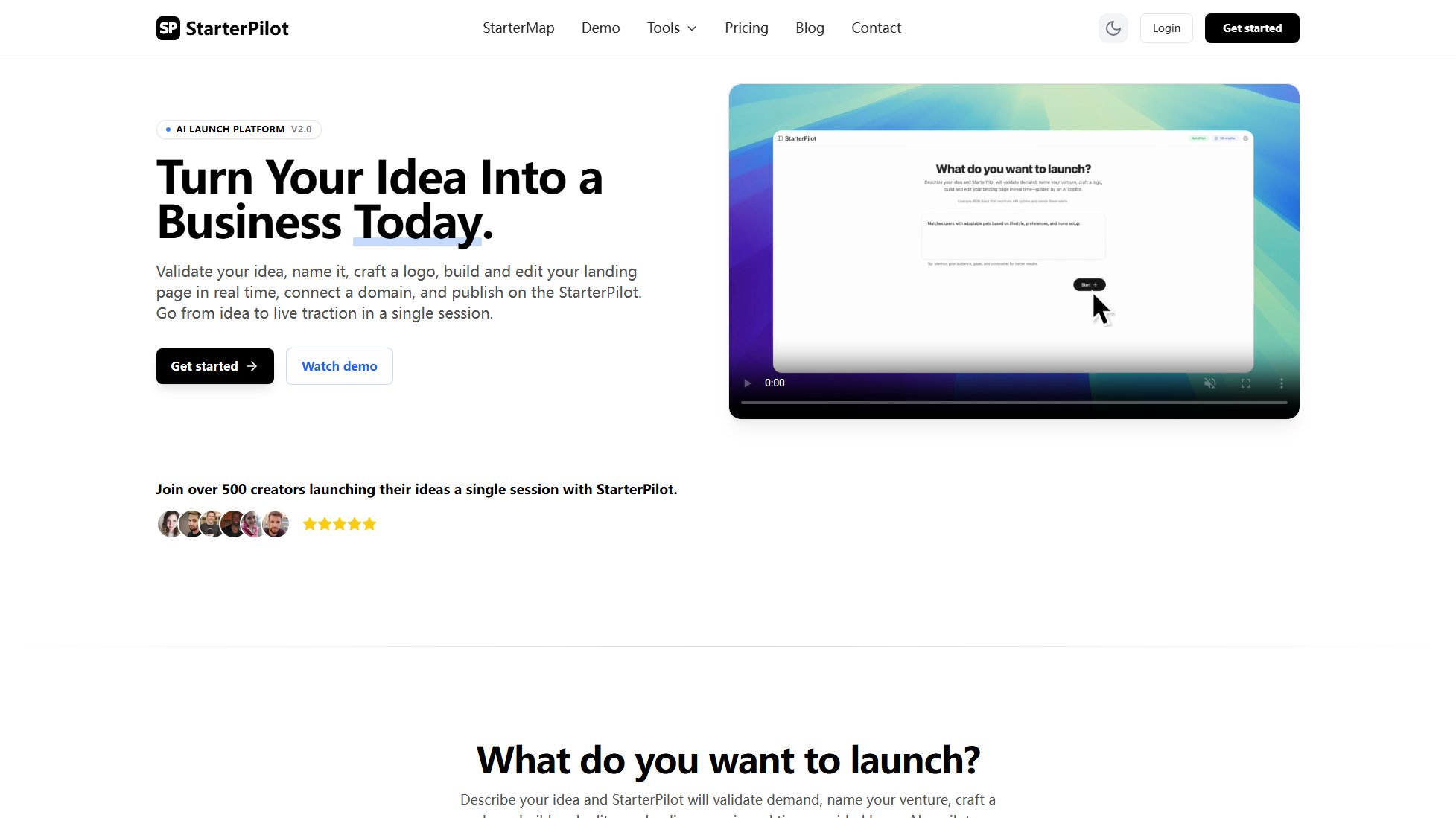 StarterPilot Screenshot