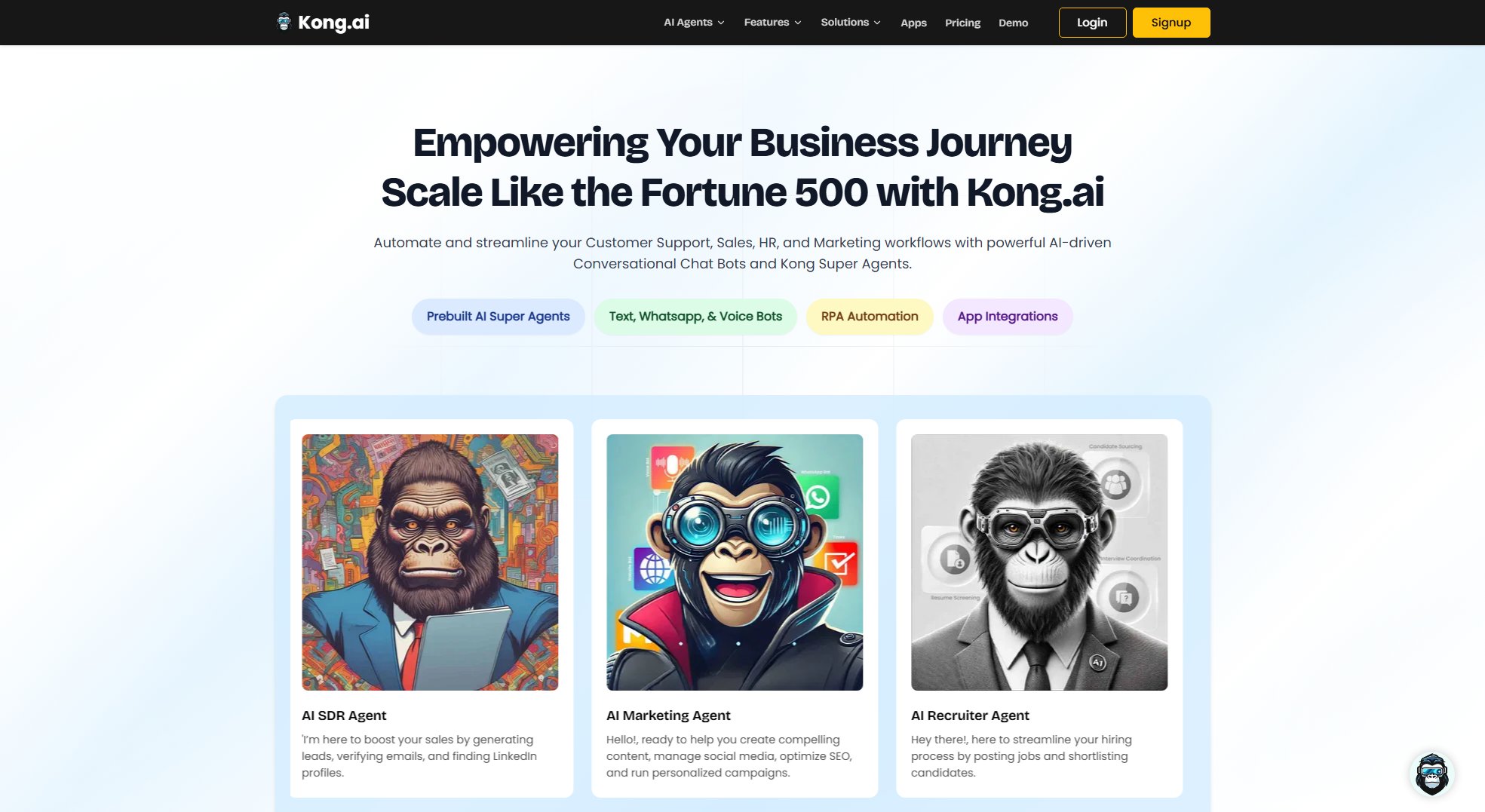 Kong.ai Kong.ai Interface & Screenshots Kong.ai Kong.ai Interface & Screenshots