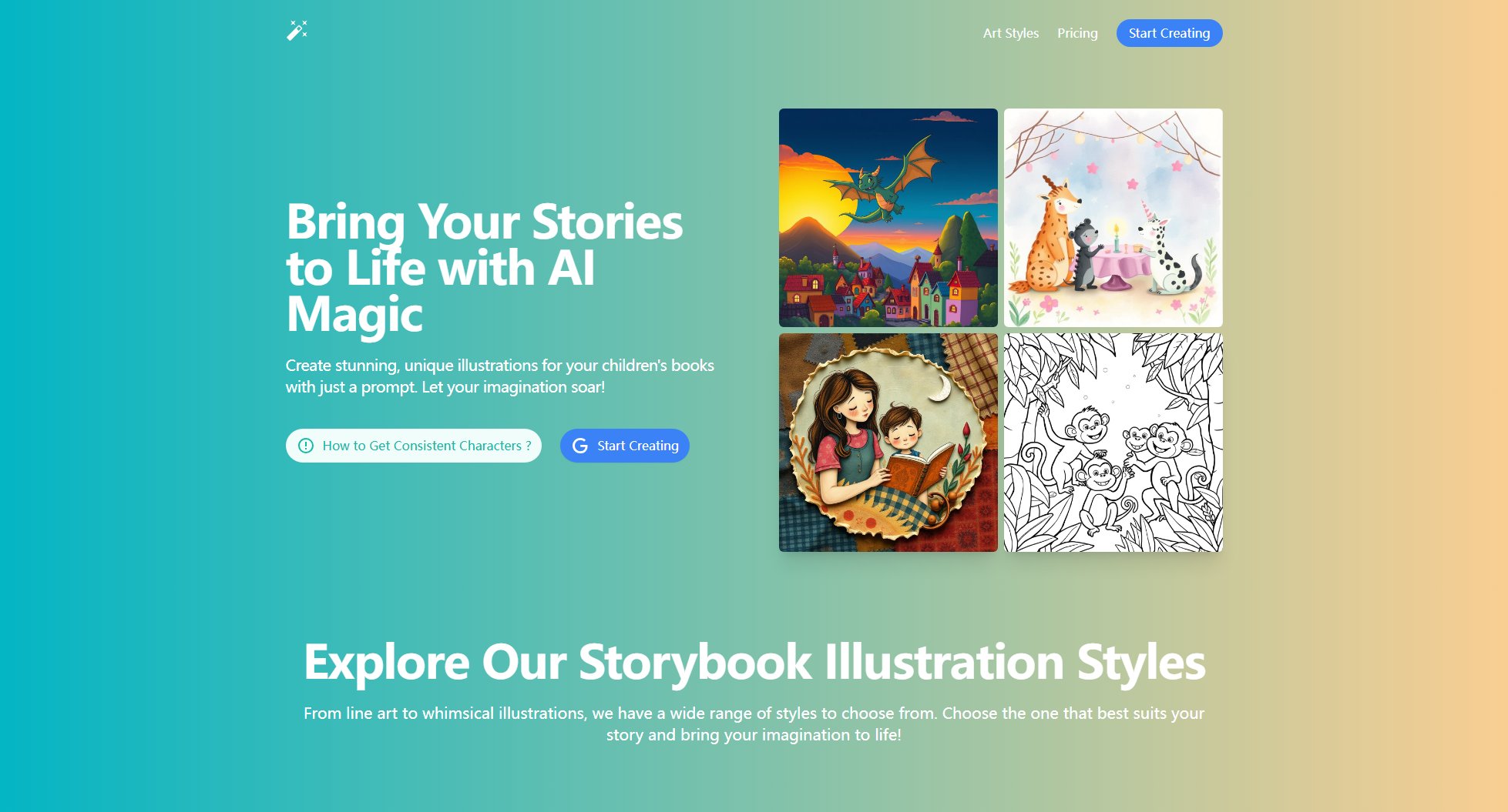 StoryArtAI StoryArtAI Interface & Screenshots StoryArtAI StoryArtAI Interface & Screenshots