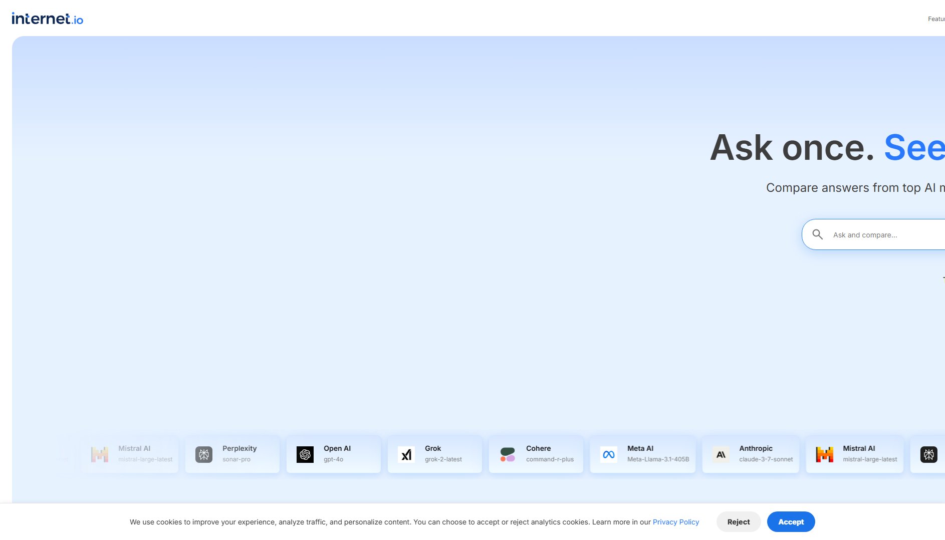 Internet.io Screenshot Internet.io Screenshot