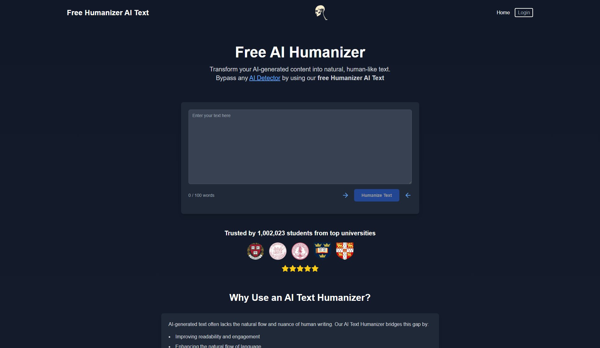 Free Humanizer for AI Generated Text Free Humanizer for AI Generated Text Interface & Screenshots Free Humanizer for AI Generated Text Free Humanizer for AI Generated Text Interface & Screenshots