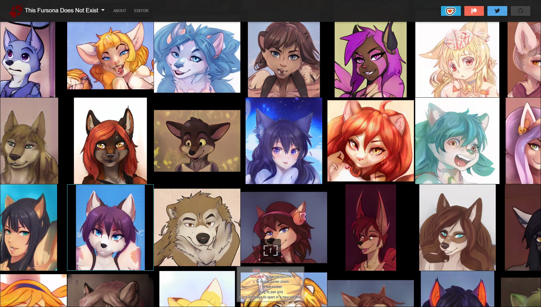 This Fursona Does Not Exist This Fursona Does Not Exist Interface & Screenshots This Fursona Does Not Exist This Fursona Does Not Exist Interface & Screenshots