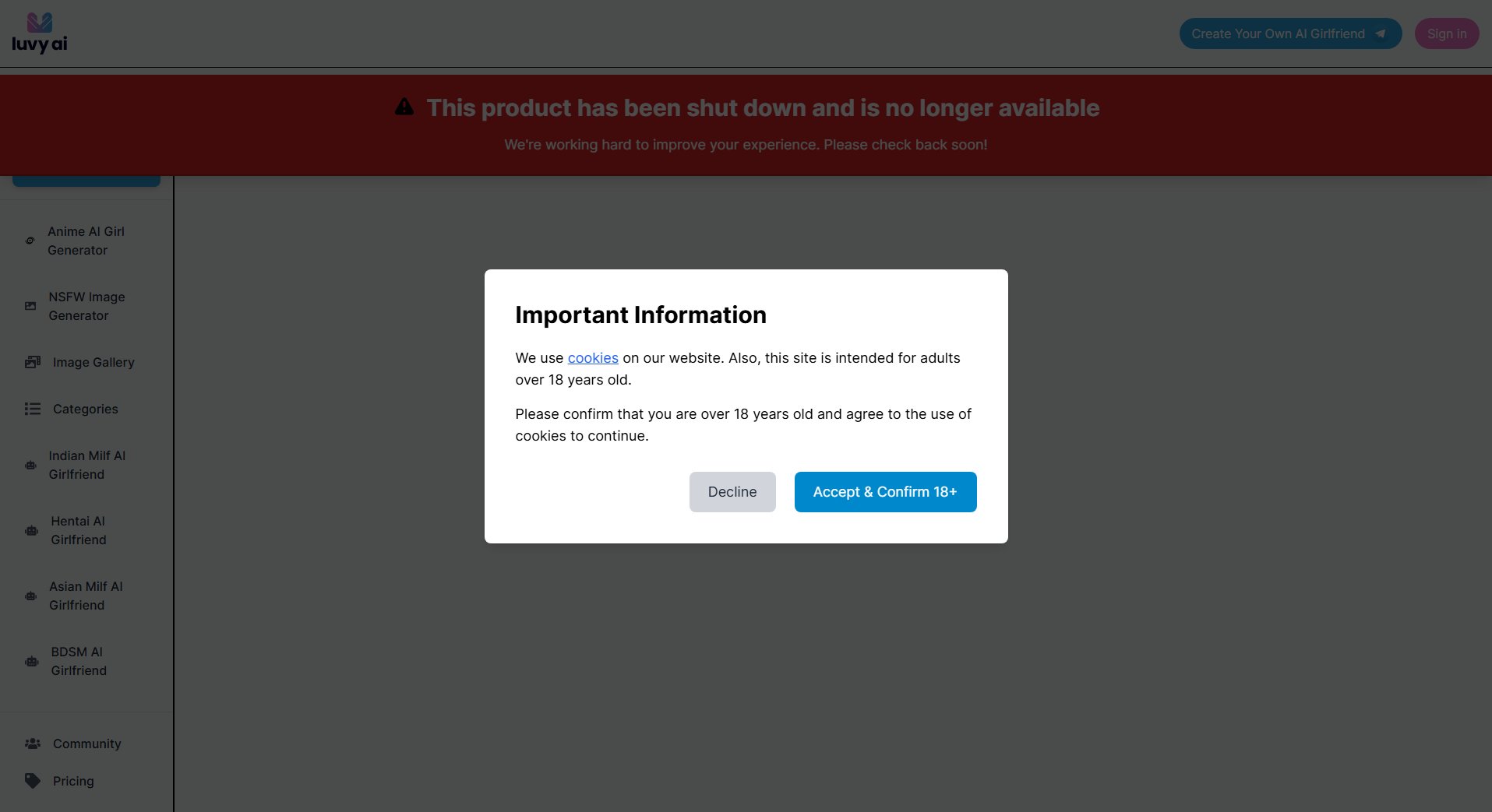 Luvy.ai Luvy.ai Interface & Screenshots Luvy.ai Luvy.ai Interface & Screenshots