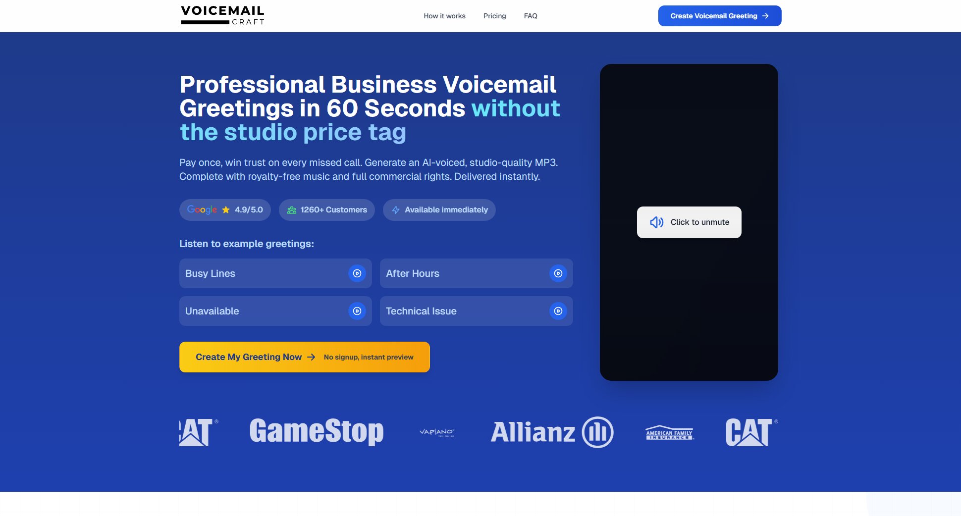Voicemail Greeting Generator Voicemail Greeting Generator Interface & Screenshots Voicemail Greeting Generator Voicemail Greeting Generator Interface & Screenshots