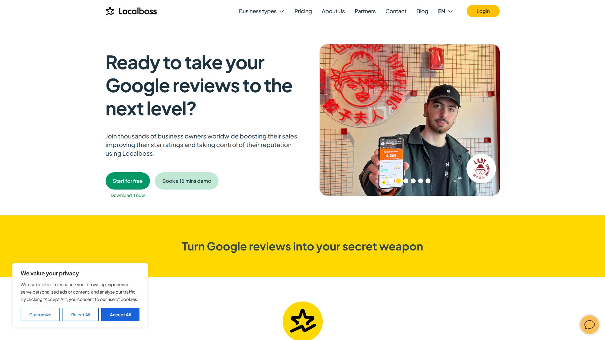 Localboss Localboss Interface & Screenshots Localboss Localboss Interface & Screenshots
