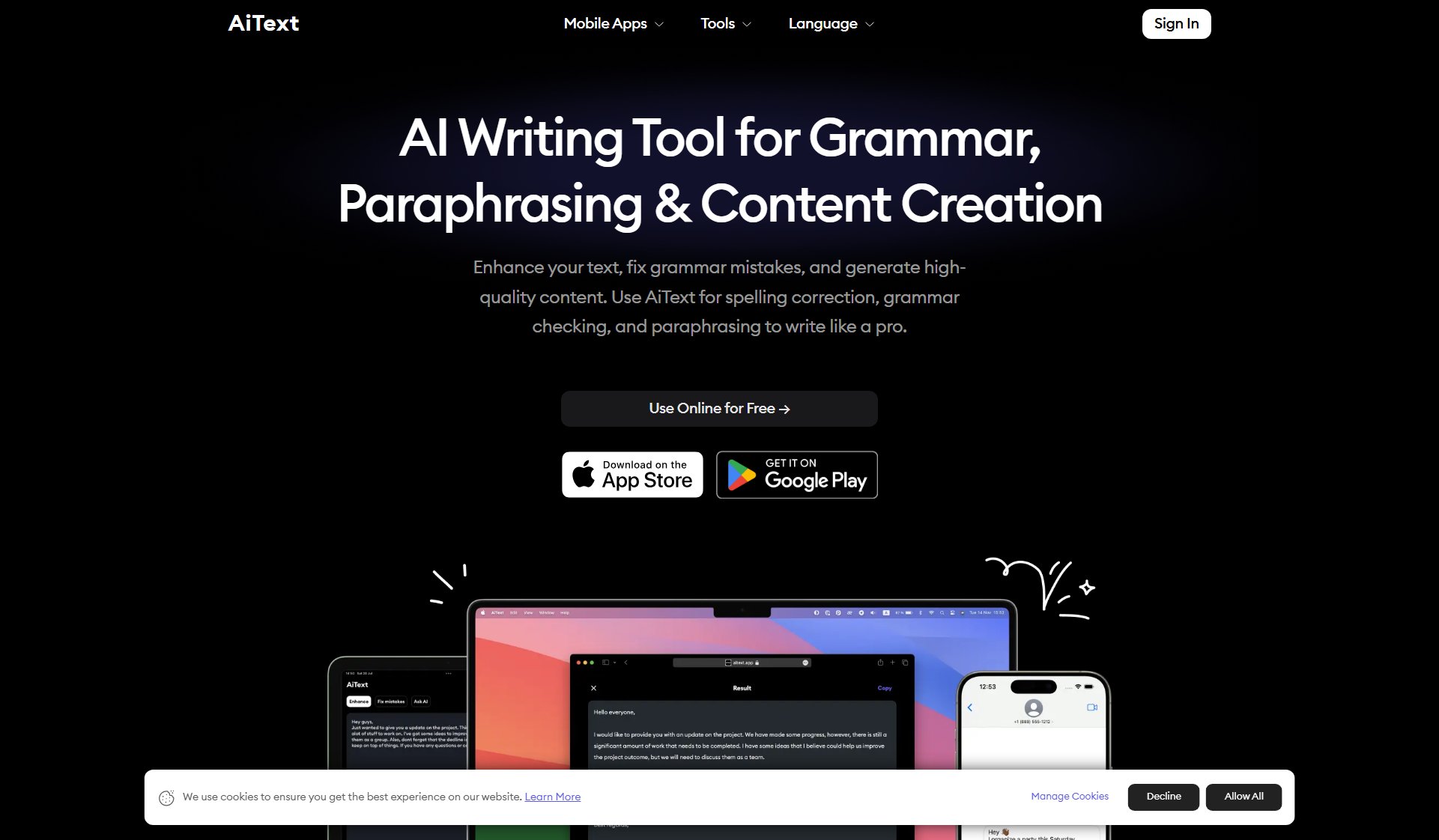 AiText AiText Interface & Screenshots AiText AiText Interface & Screenshots