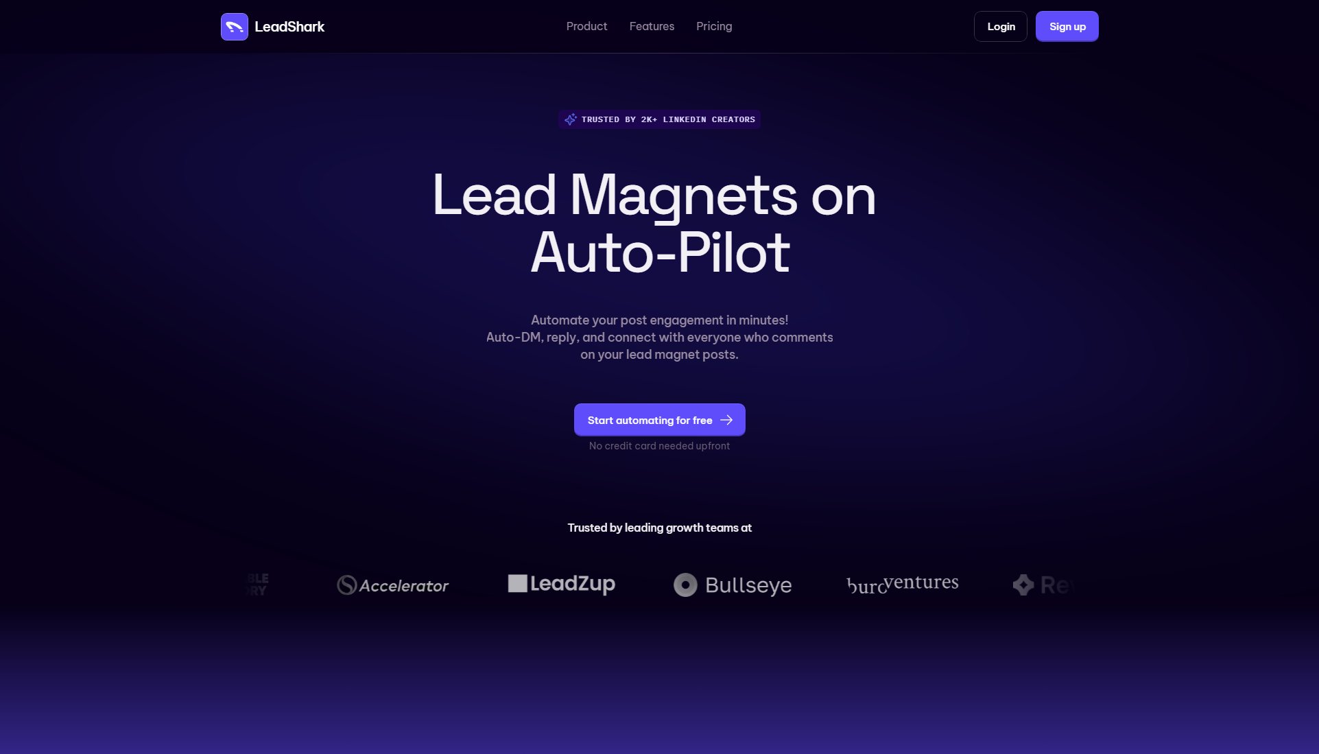LeadShark LeadShark Interface & Screenshots LeadShark LeadShark Interface & Screenshots