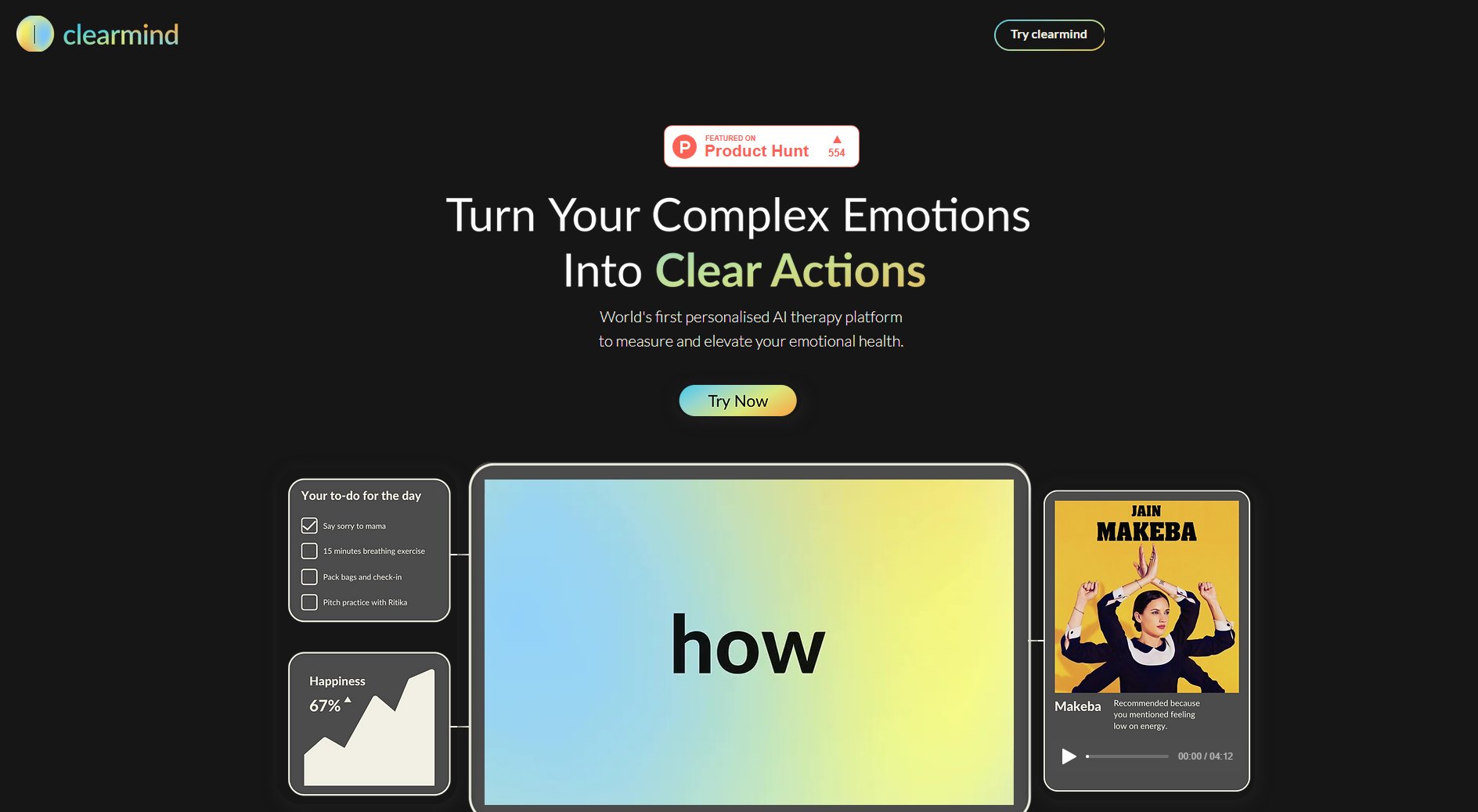 Clearmind Clearmind Interface & Screenshots