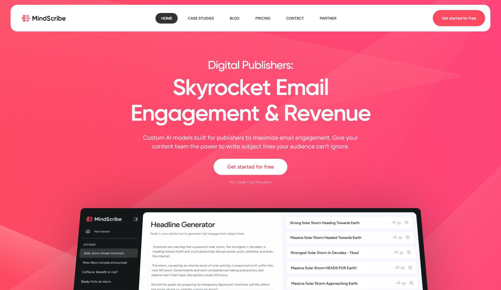 MindScribe AI MindScribe AI Interface & Screenshots MindScribe AI MindScribe AI Interface & Screenshots