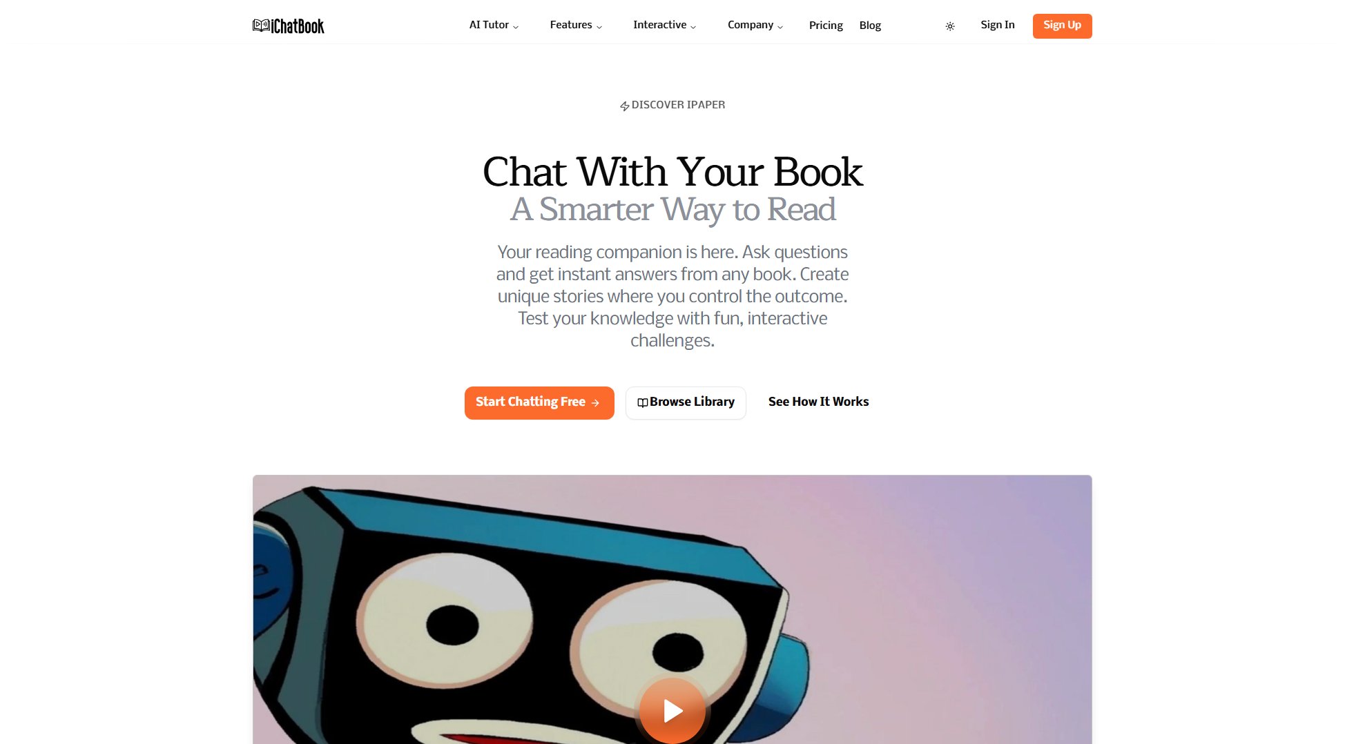 iChatBook iChatBook Interface & Screenshots