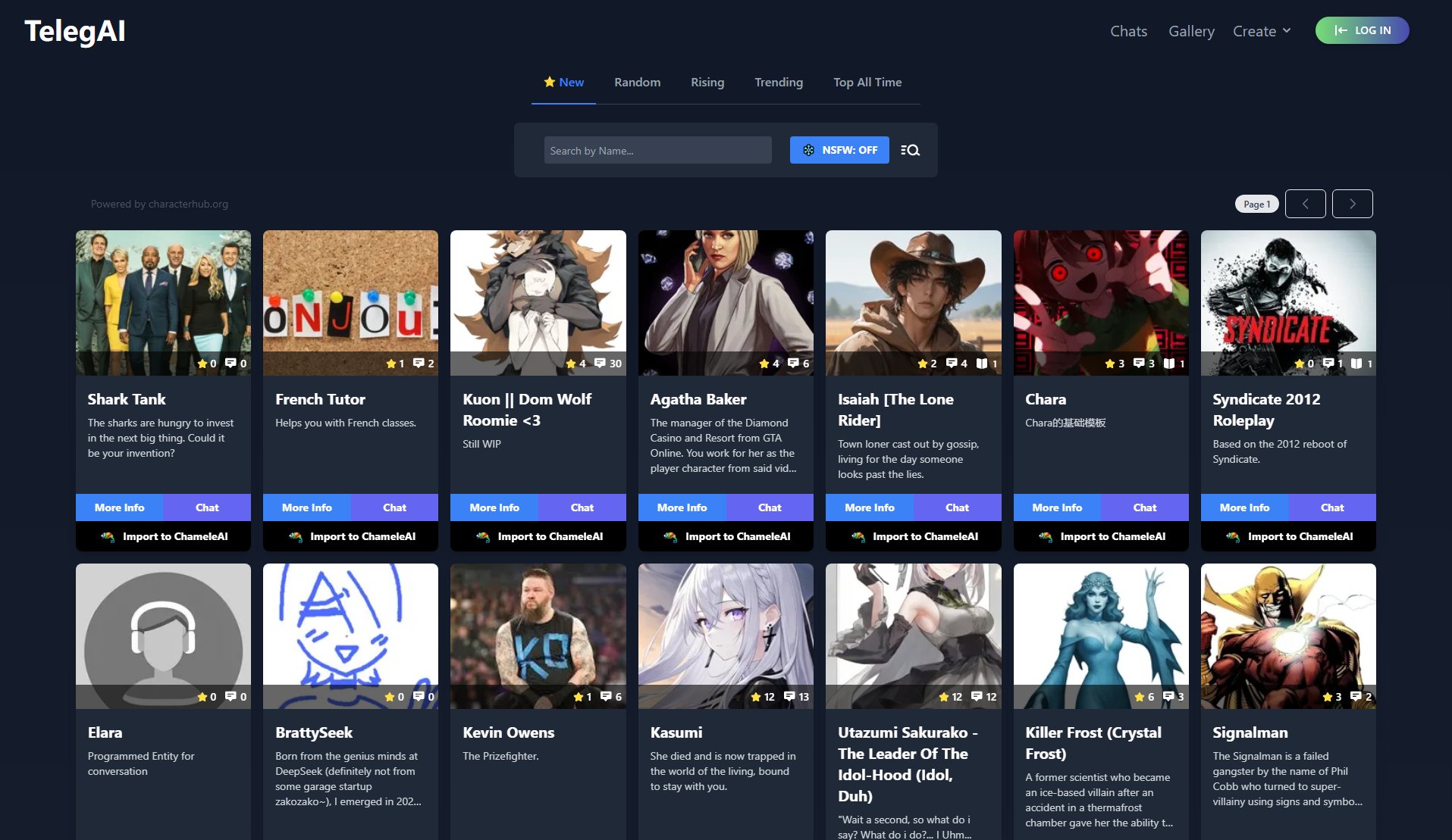 TelegAI TelegAI Interface & Screenshots