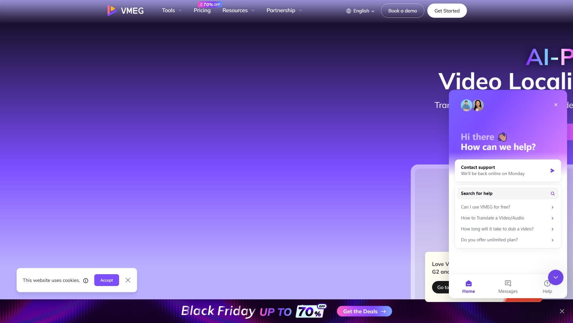 VMEG VMEG Interface & Screenshots