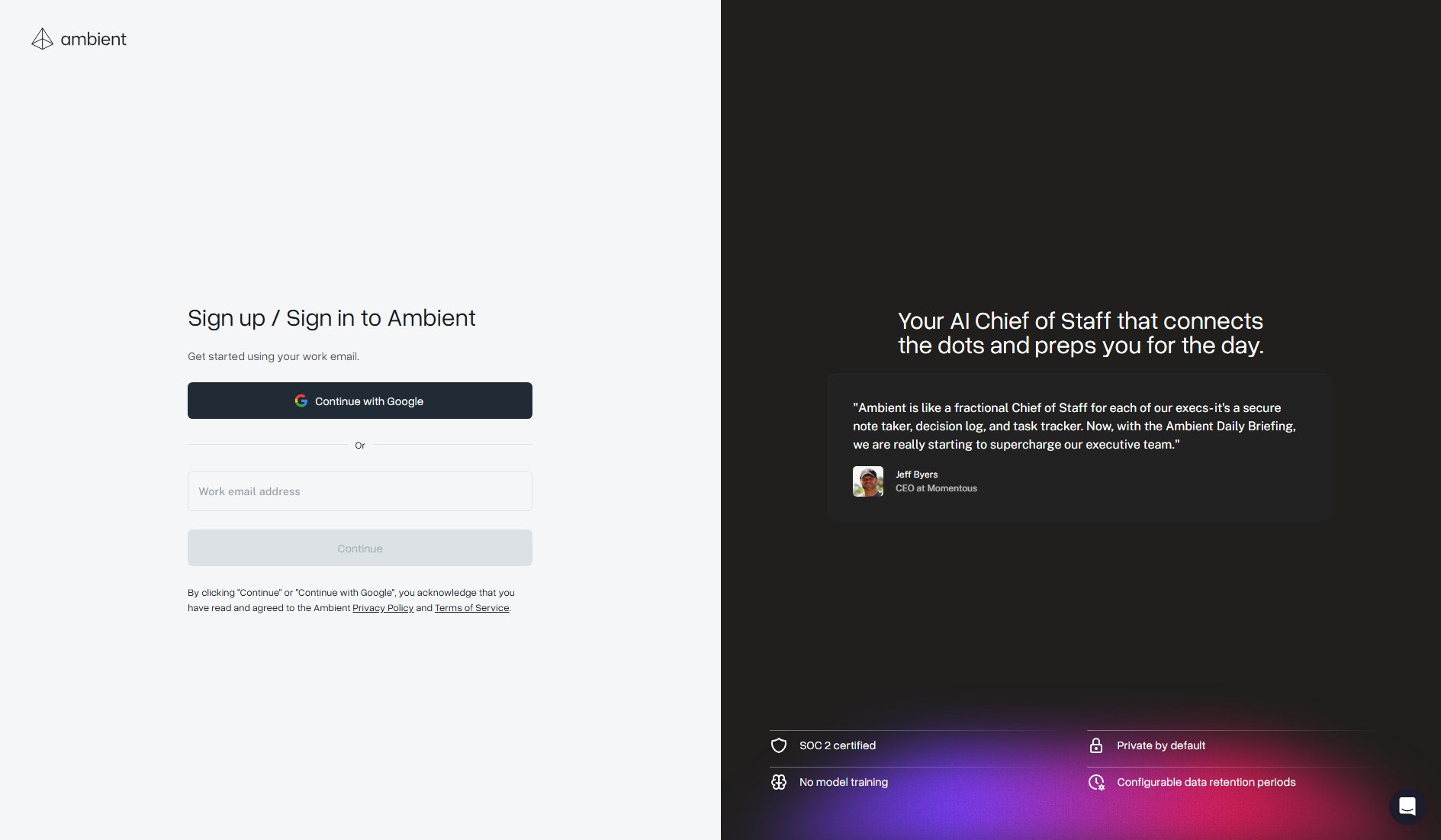 Ambient Ambient Interface & Screenshots Ambient Ambient Interface & Screenshots