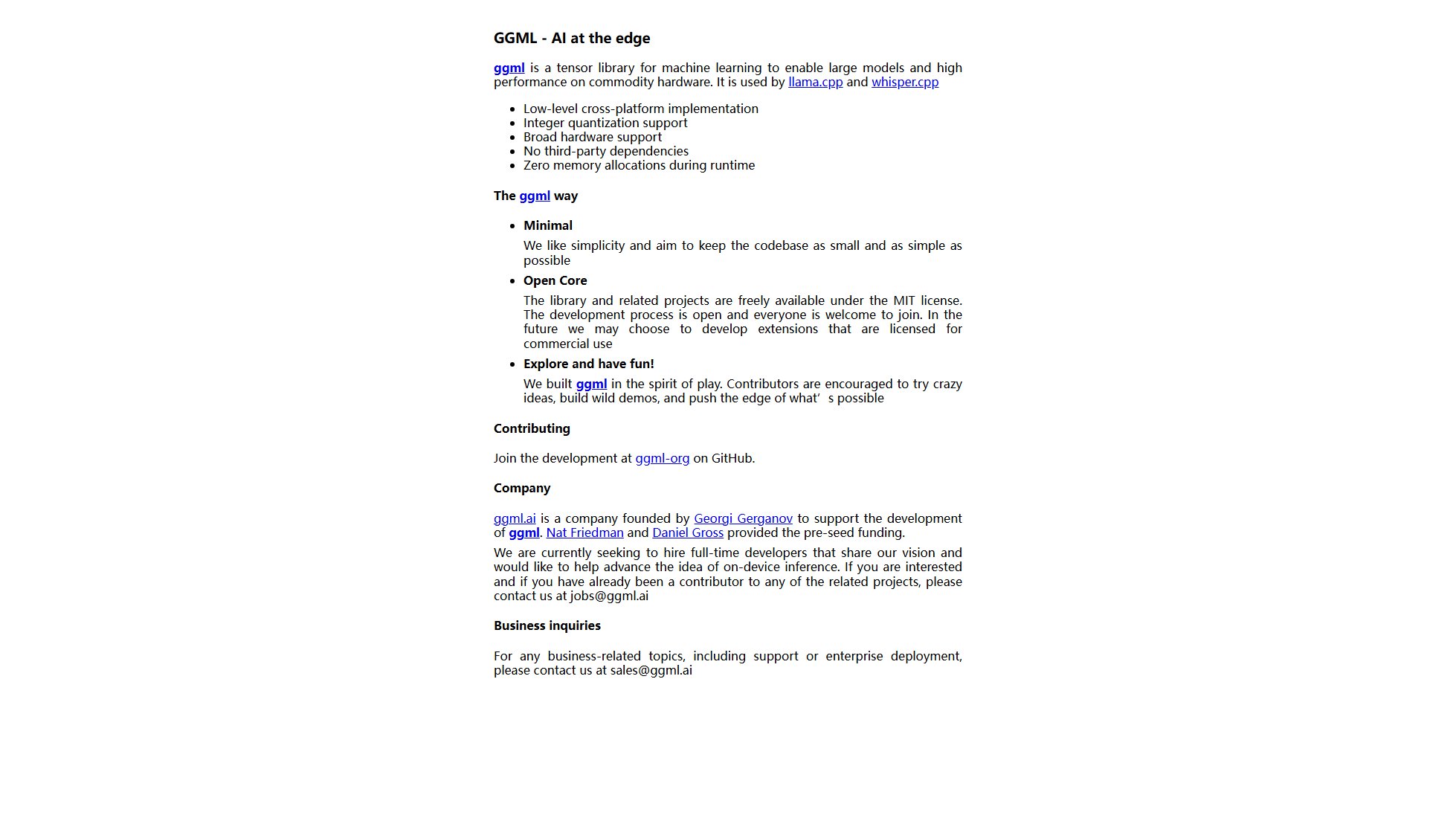 ggml ggml Interface & Screenshots ggml ggml Interface & Screenshots