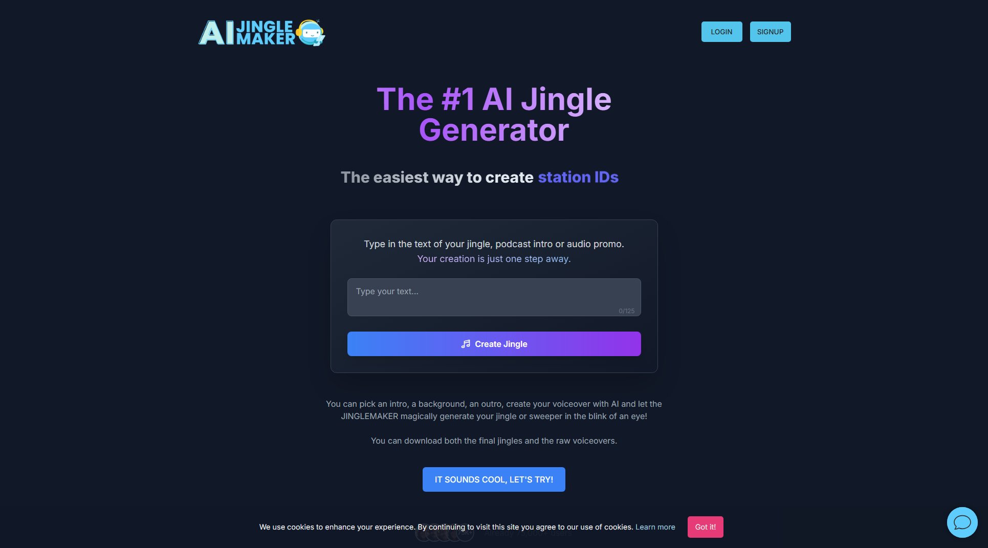 AI JINGLEMAKER AI JINGLEMAKER Interface & Screenshots