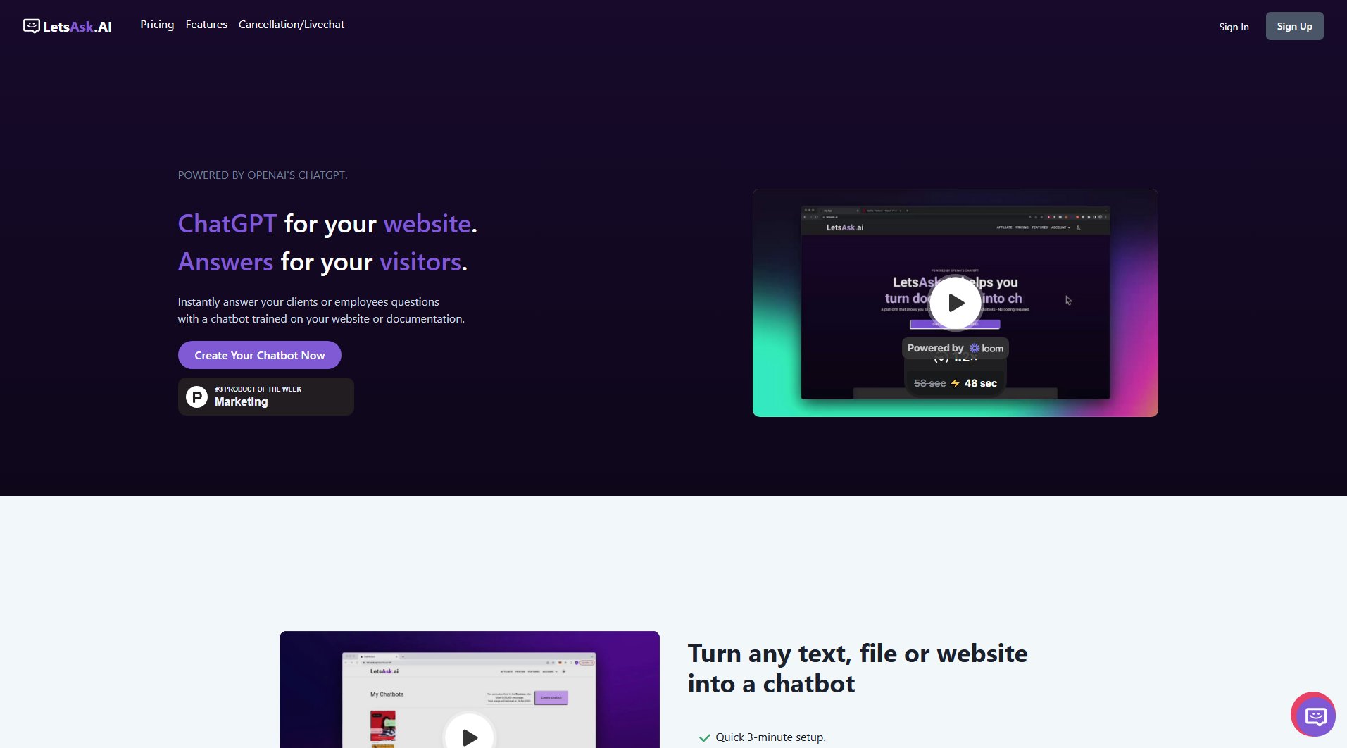 LetsAsk.AI LetsAsk.AI Interface & Screenshots