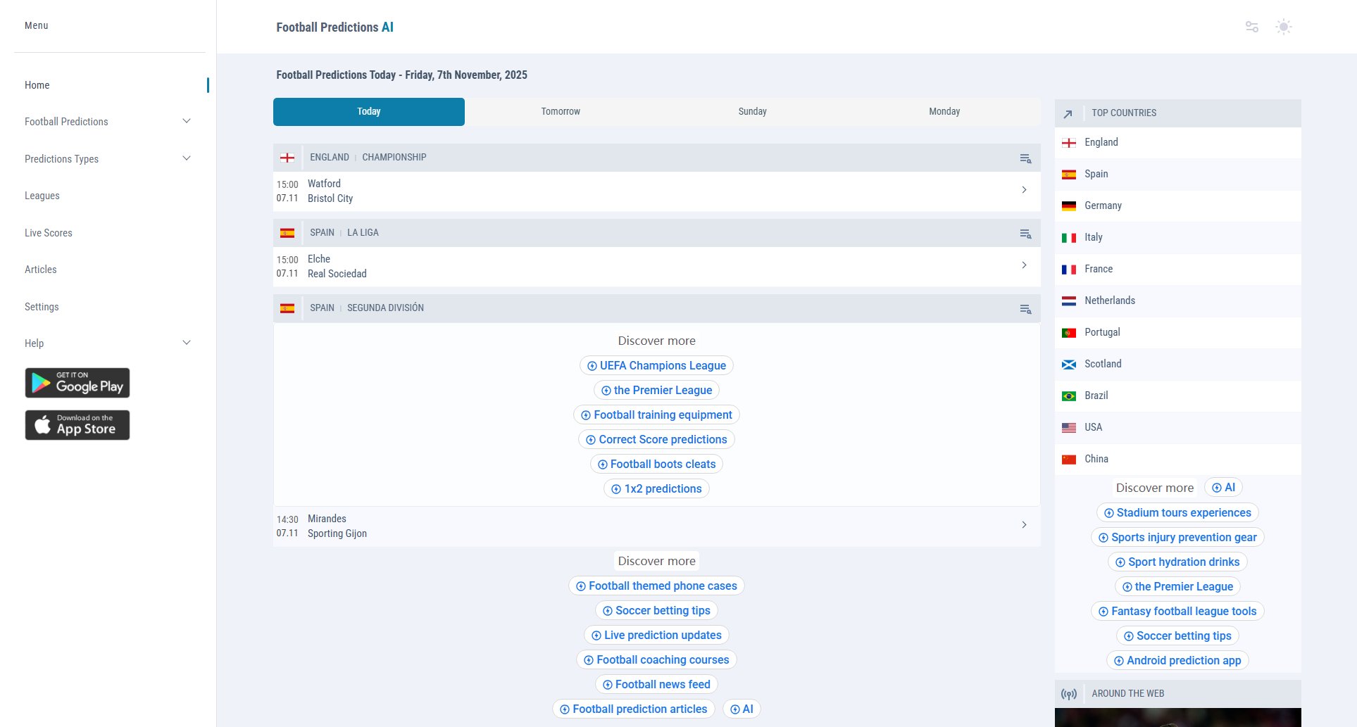 Football Predictions AI Football Predictions AI Interface & Screenshots Football Predictions AI Football Predictions AI Interface & Screenshots