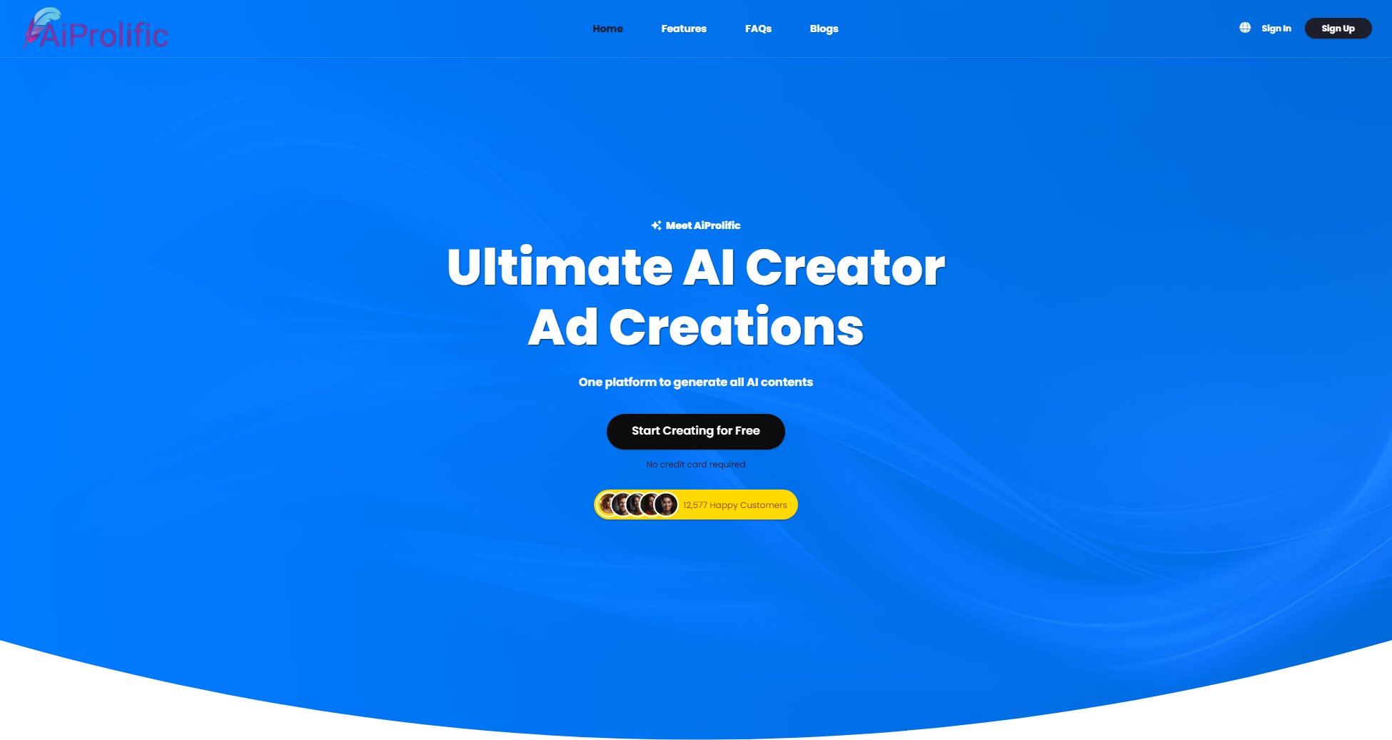 AiProlific Screenshot