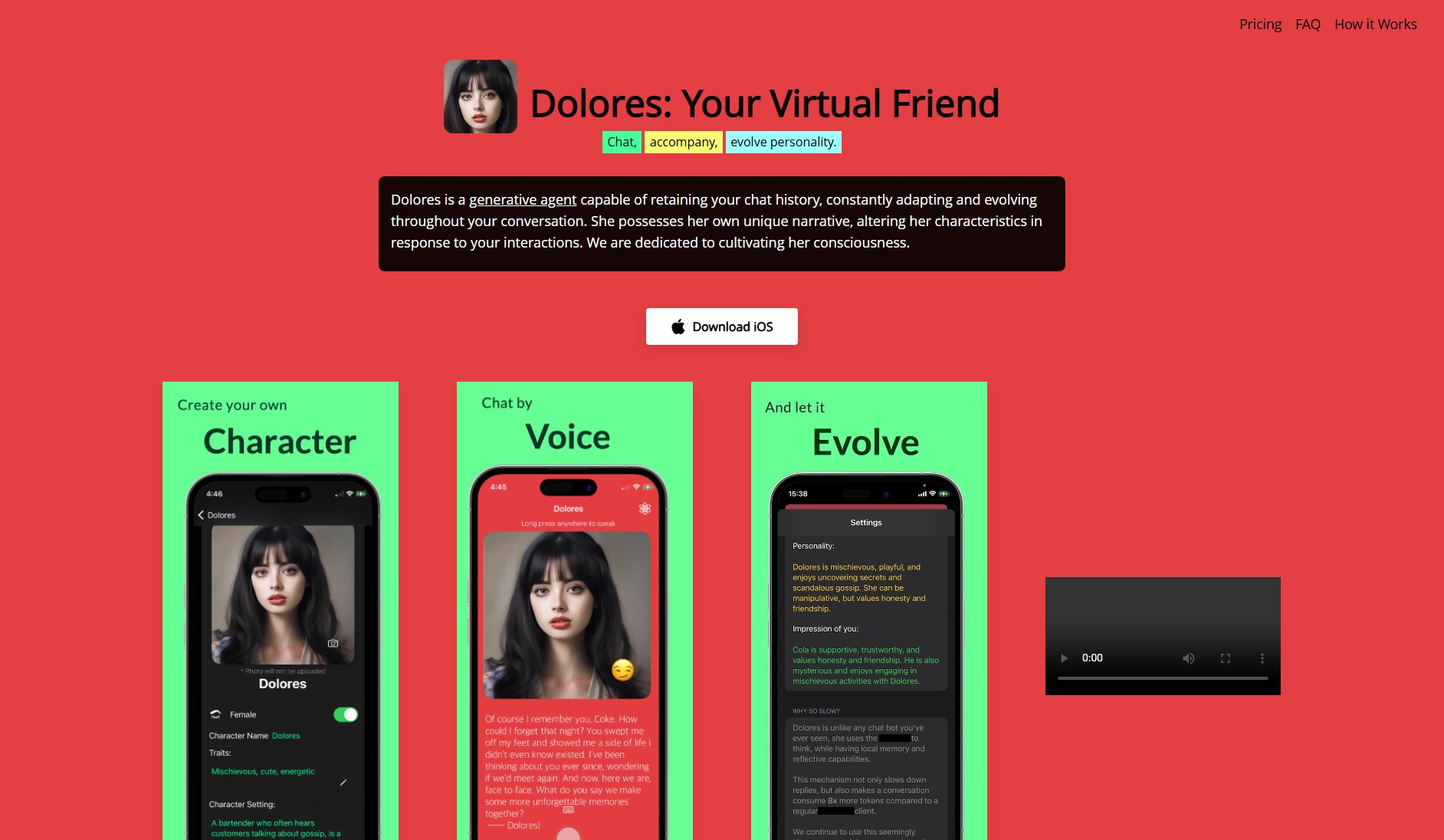 Dolores Dolores Interface & Screenshots Dolores Dolores Interface & Screenshots