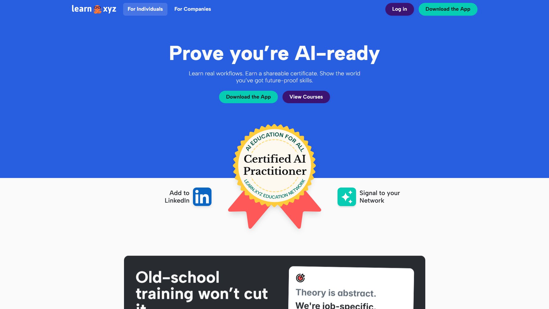 Learn.xyz Learn.xyz Interface & Screenshots