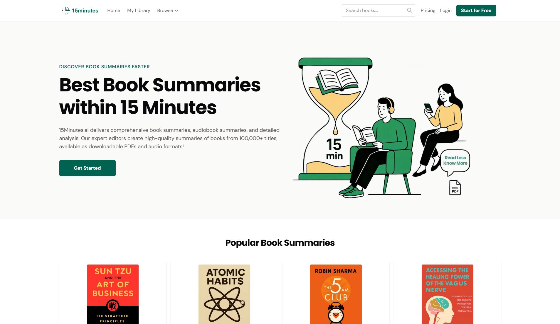 15Minutes.ai 15Minutes.ai Interface & Screenshots