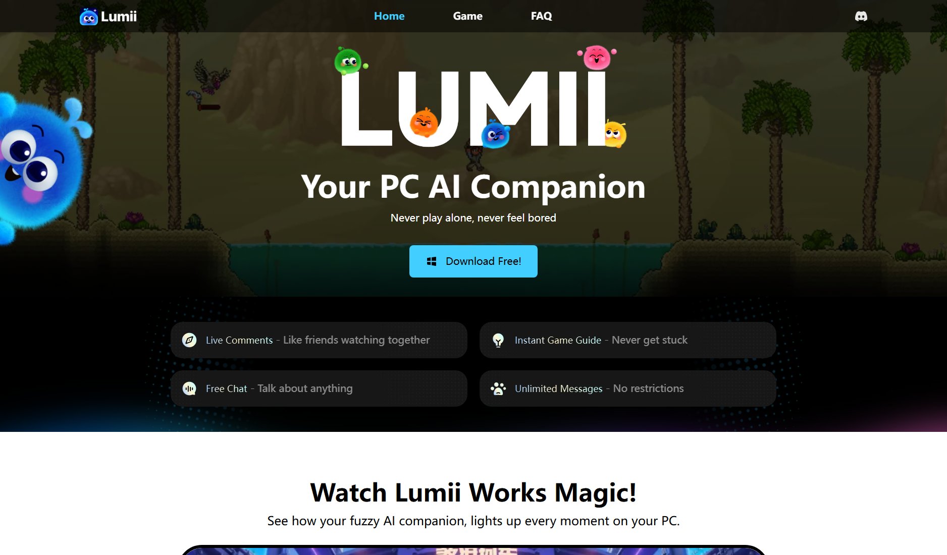 Lumii Lumii Interface & Screenshots