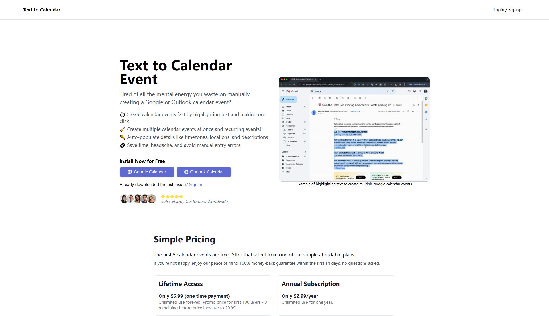 Text to Calendar Text to Calendar Interface & Screenshots Text to Calendar Text to Calendar Interface & Screenshots