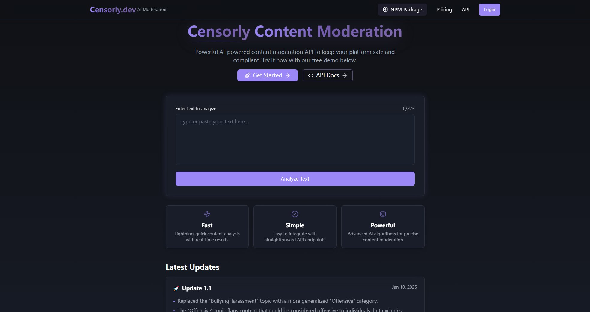 Censorly Censorly Interface & Screenshots Censorly Censorly Interface & Screenshots