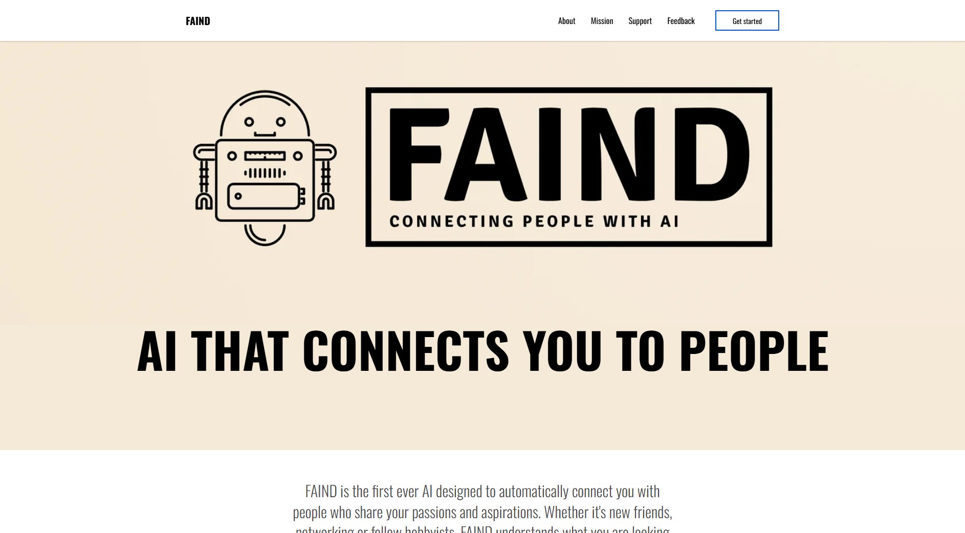 FAIND FAIND Interface & Screenshots FAIND FAIND Interface & Screenshots