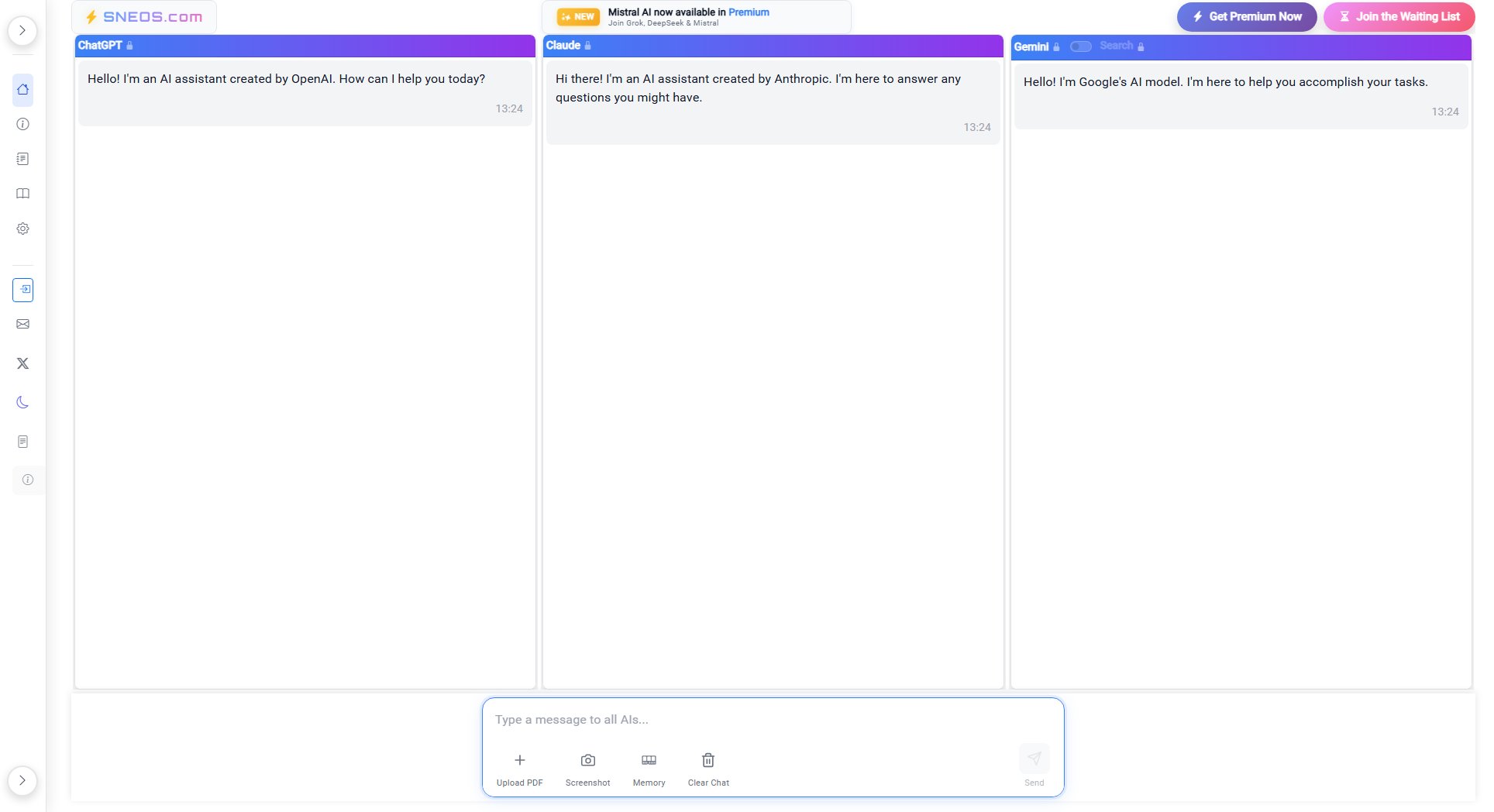 Sneos Sneos Interface & Screenshots Sneos Sneos Interface & Screenshots