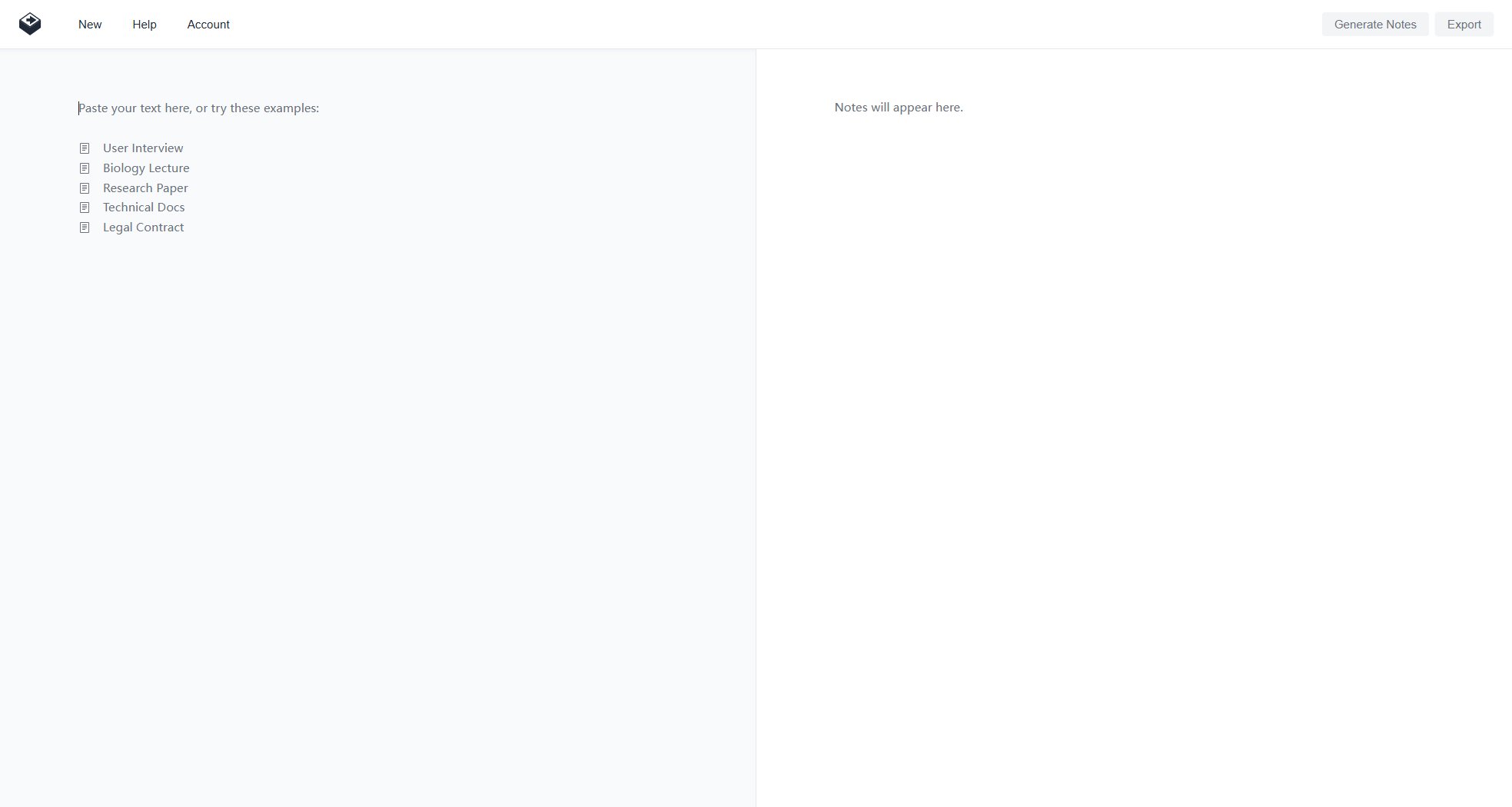 Text2Note Text2Note Interface & Screenshots Text2Note Text2Note Interface & Screenshots