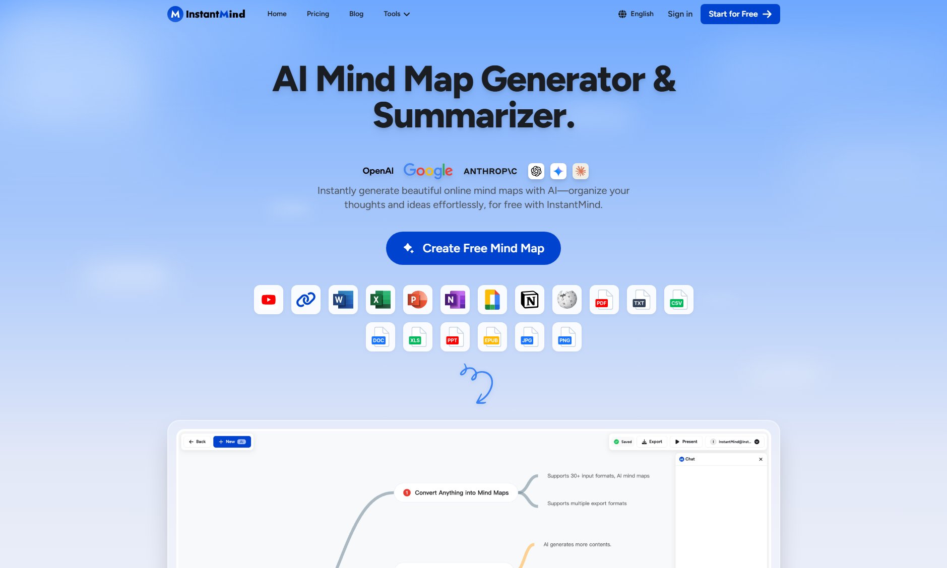 InstantMind InstantMind Interface & Screenshots InstantMind InstantMind Interface & Screenshots